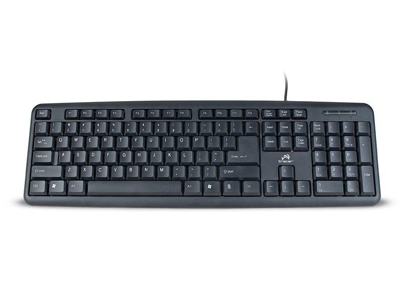 Tastatur med kabel Tracer Maverick USB – sort (full-size) billede