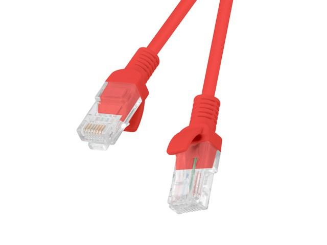 Lanberg patch cable - 3 m - red RAL 3017 - Rød - 3m