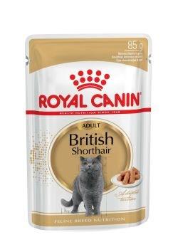 Kattemad vådfoder Royal Canin British Shorthair 12×85 g billede