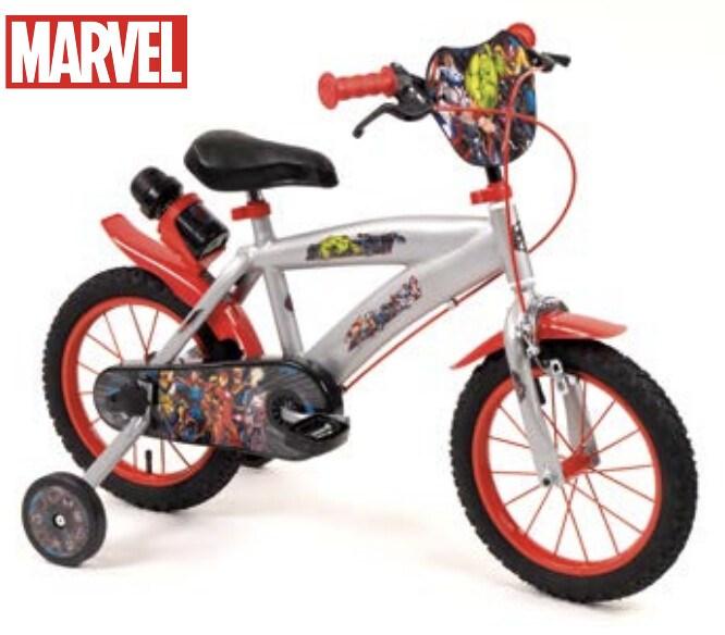 Børnecykel 14" Huffy Disney Cars - sølv/rød