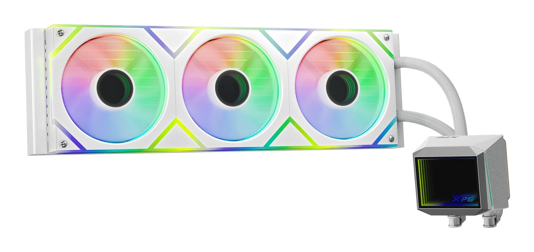 Vandkøling til PC XPG Levante II 360 - hvid AIO RGB