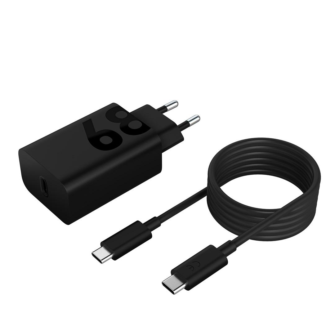 USB-C vægoplader 68 W - Lenovo, sort (indendørs)