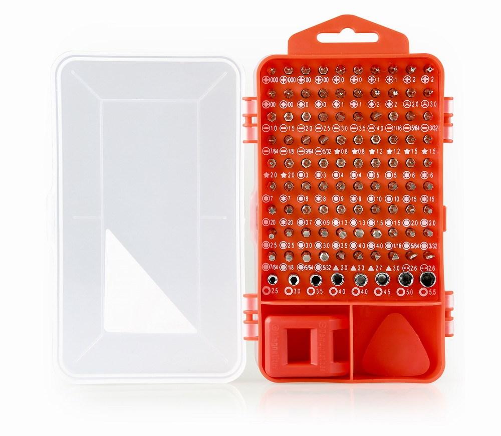 Skruetrækkersæt med bits - Gembird TK-SD-07, magnetisk spids, 90 dele billede