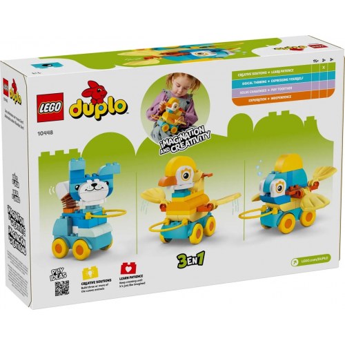 LEGO DUPLO 3-i-1 Dyr på hjul (10448)