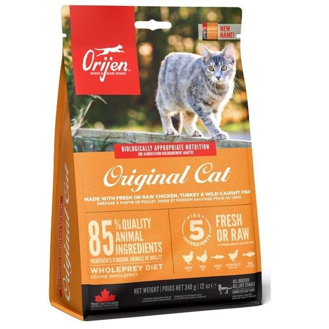Tørfoder til kat – Orijen Original Cat & Kitten, kylling, kalkun og fisk, 340 g billede