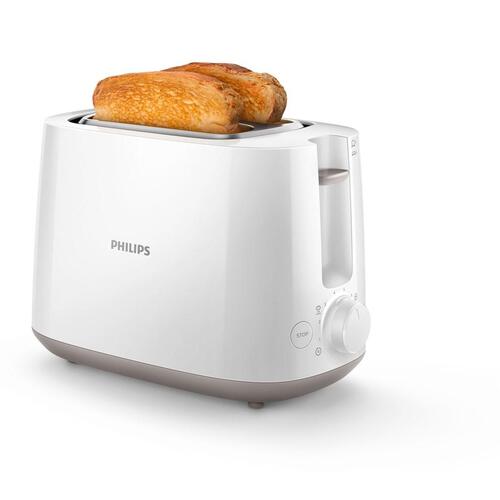 Brødrister Philips Daily Collection HD2581/00 – hvid, 2 skiver