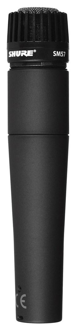 Mikrofon til studie – Shure SM57, sort, dynamisk kardioide