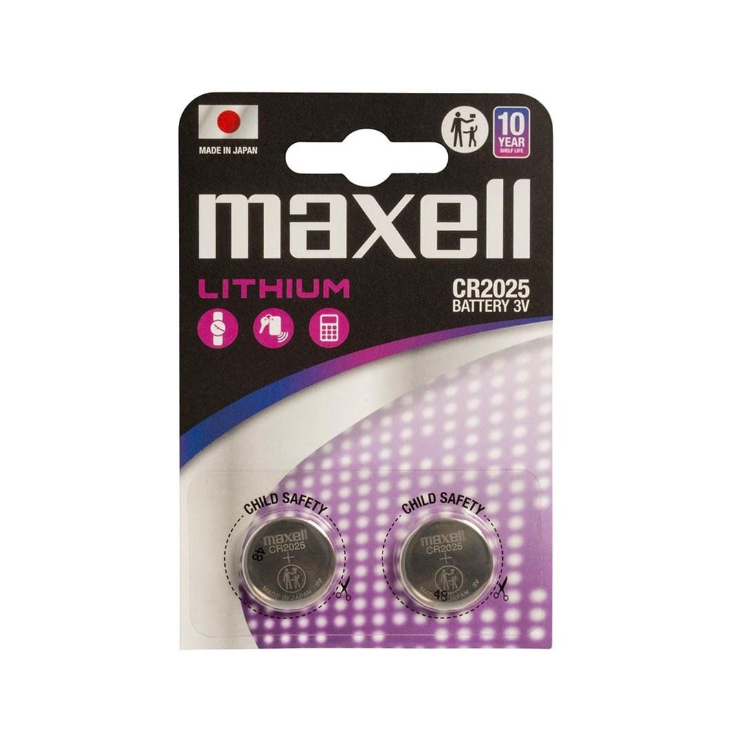 Knapcelle batteri Maxell CR2025 3 V – 2 stk. lithium