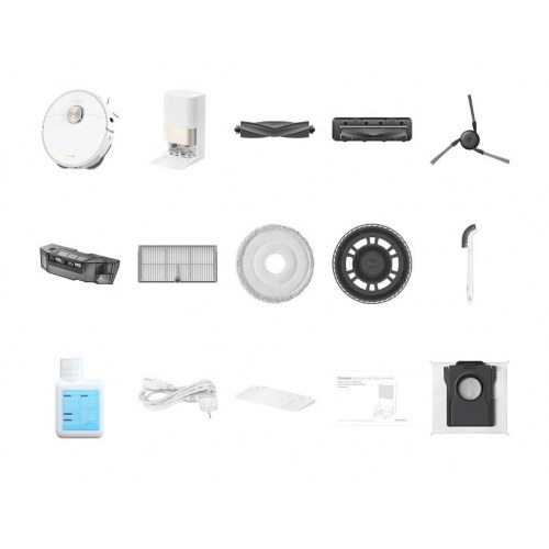 Robotstøvsuger med moppe Dreame X40 Ultra Complete – hvid