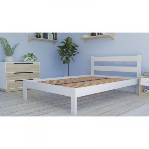 Lamellamel sengeramme 140×200 cm – Topeshop