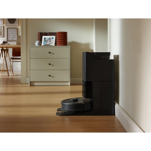 Robotstøvsuger roborock Qrevo Plus – poseløs, sort (3,03 l)