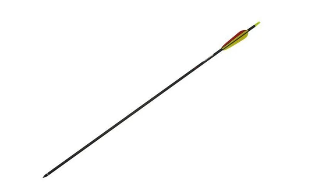Pile til bueskydning POE LANG carbonfiber 30" - sort, 5 stk.