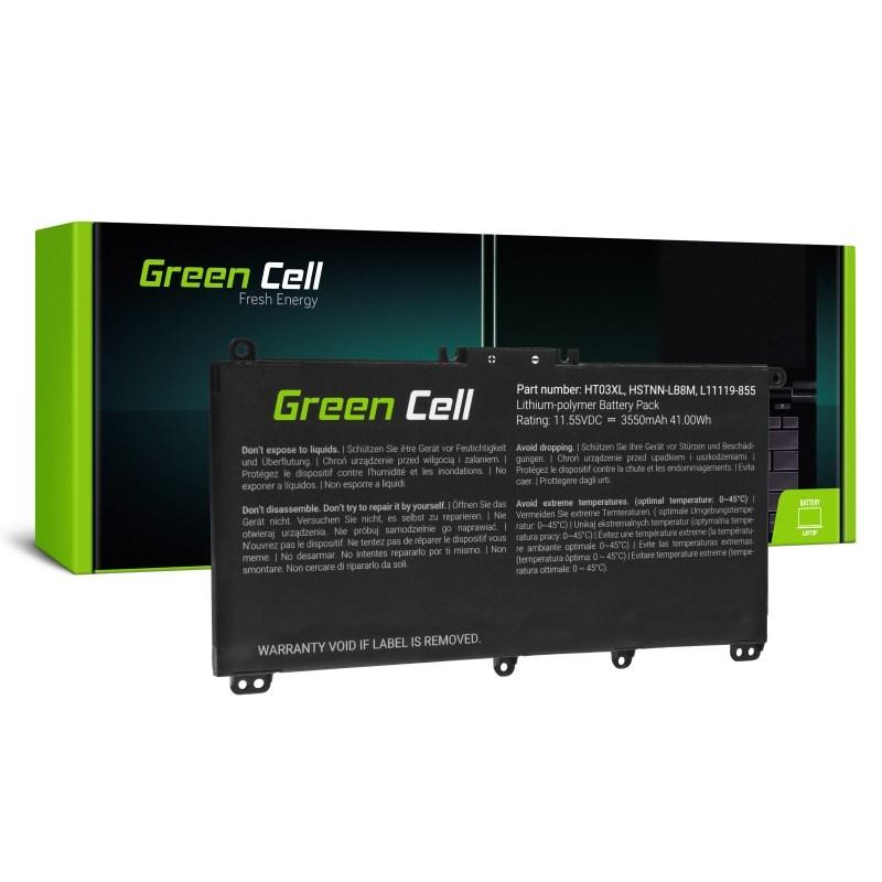 Laptopbatteri Green Cell til HP - 3-cellet LiPo 11,55 V 3.400 mAh billede