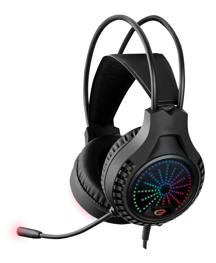 Gaming headset Esperanza EGH5000 med mikrofon – sort billede