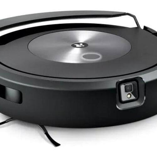 Robotstøvsuger med moppe iRobot Roomba Combo j7 – poseløs, sort/rustfrit stål