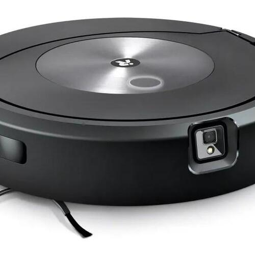 Robotstøvsuger med moppe iRobot Roomba Combo j7 – poseløs, sort/rustfrit stål