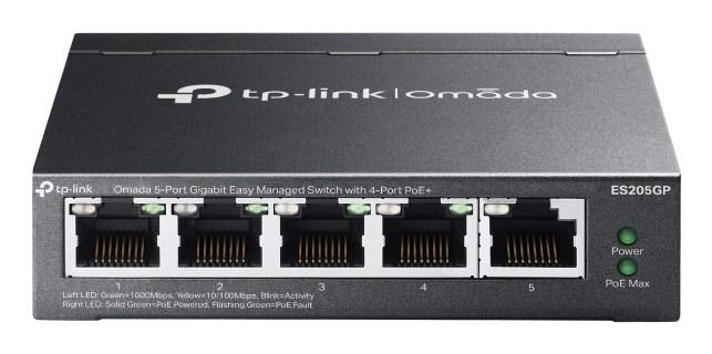 Netværksswitch TP-Link Omada 5-port Gigabit med 4x PoE+ billede