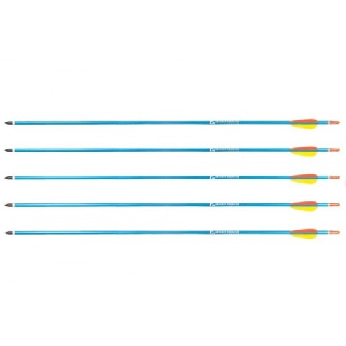 Pile til bueskydning POE LANG Target 30" aluminium – 5 stk, blå