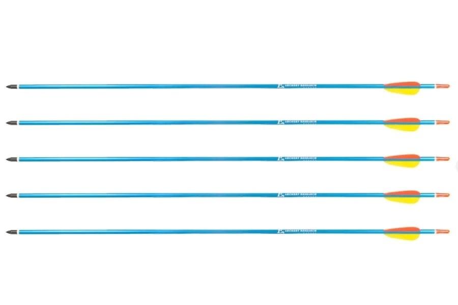 Pile til bueskydning POE LANG Target 30" aluminium – 5 stk, blå