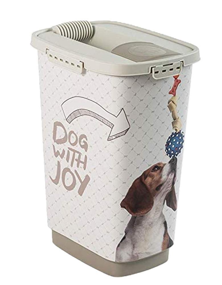 Foderspand til hund - Rotho Cody, beige, 25 l