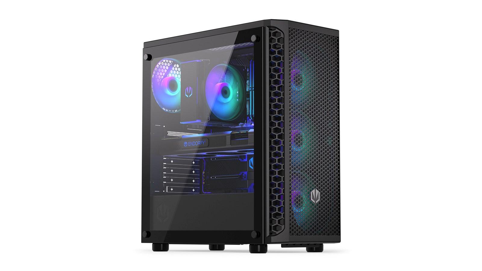 PC kabinet ENDORFY Signum 300 ARGB - ATX, hærdet glas billede