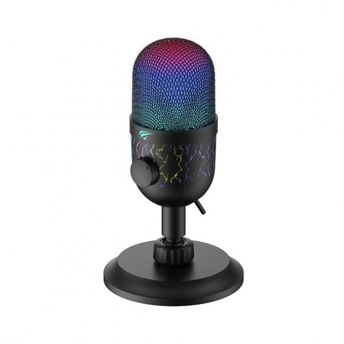USB mikrofon til gaming – Havit GK52, sort