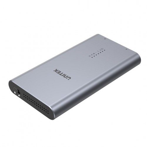 Eksternt M.2 NVMe SSD-kabinet 10 Gbps – UNITEK S1206A Dual Bay med offline kloning