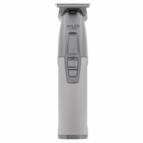 Hårtrimmer Adler AD 2836S – ledningsfri skæg- og hårtrimmer, sølv (0,9–6 mm)