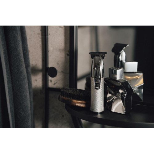 Hårtrimmer Adler AD 2836S – ledningsfri skæg- og hårtrimmer, sølv (0,9–6 mm)