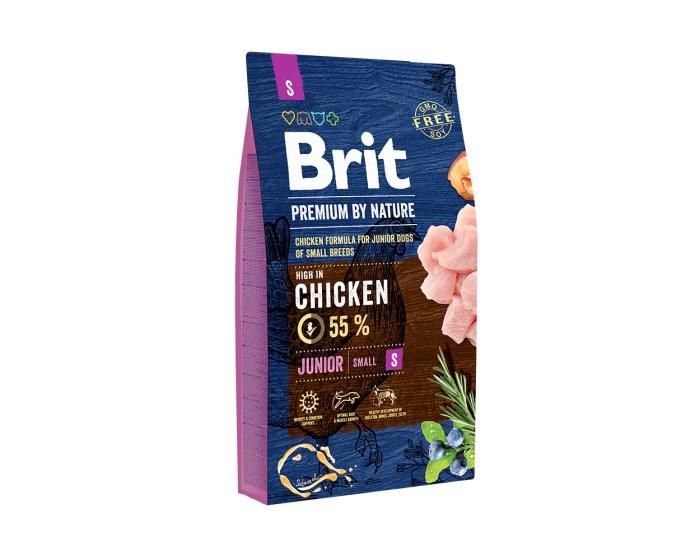 Hundefoder tørfoder Brit Premium by Nature S Junior - 8 kg billede