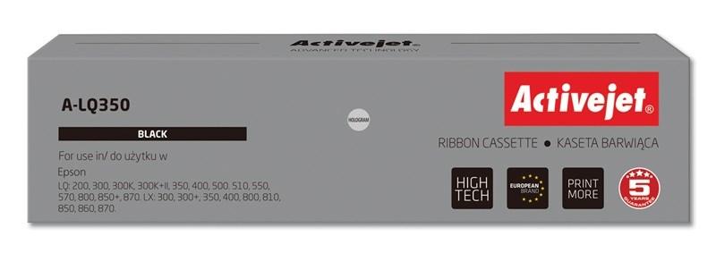 Printerbånd Epson-kompatibelt Activejet A-LQ350, sort, Supreme