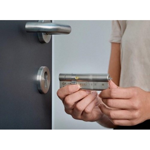 Smart lås Nuki Smart Lock ULTRA – sølv, nøglefri
