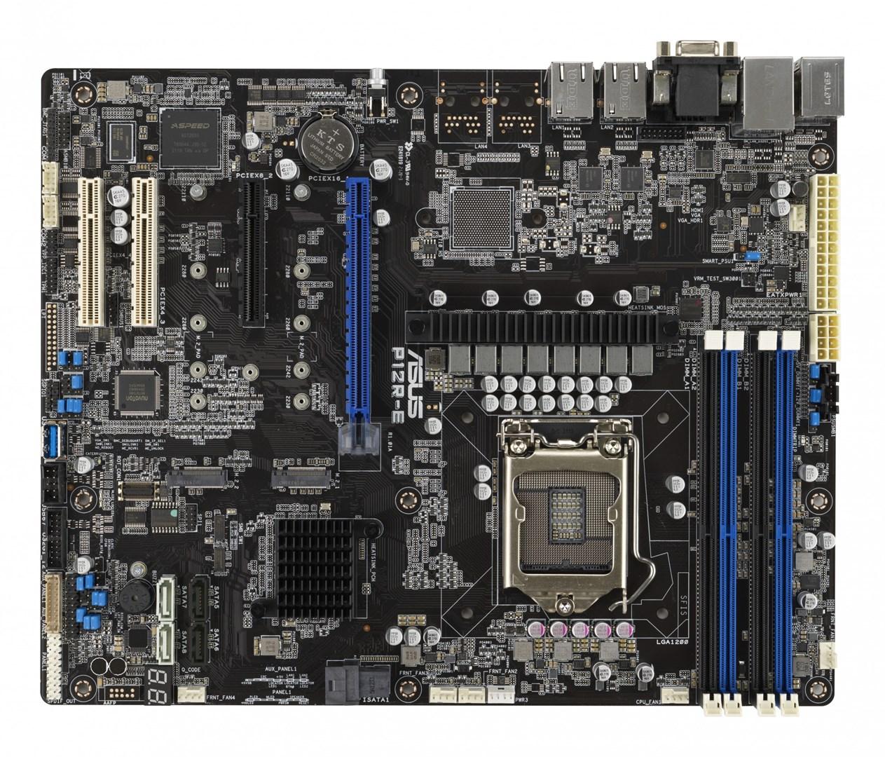 Bundkort ASUS P12R-E Intel C256 LGA 1200 ATX billede