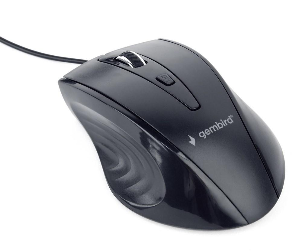 Computer mus - Gembird MUS-4B-02, højrehånd, USB, optisk, 1.200 DPI billede