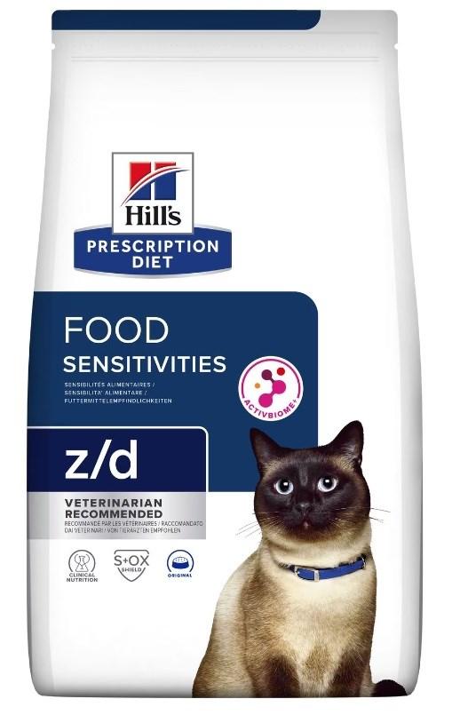 Kattemad tørfoder Hill's Prescription Diet z/d Food Sensitivities – 1,5 kg