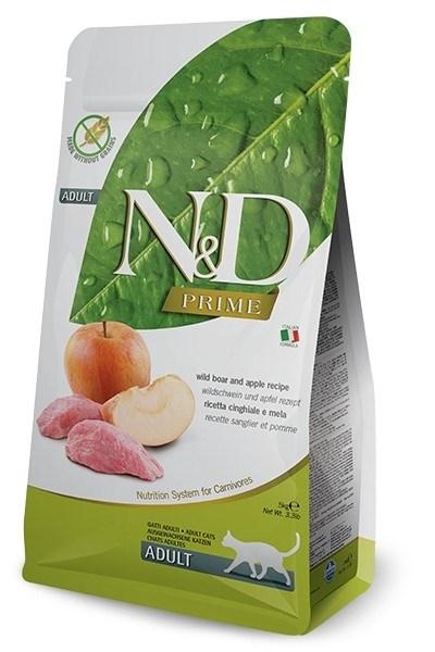Farmina N&D Prime sucha karma dla kotów z dziczyzna i jablkiem 5kg