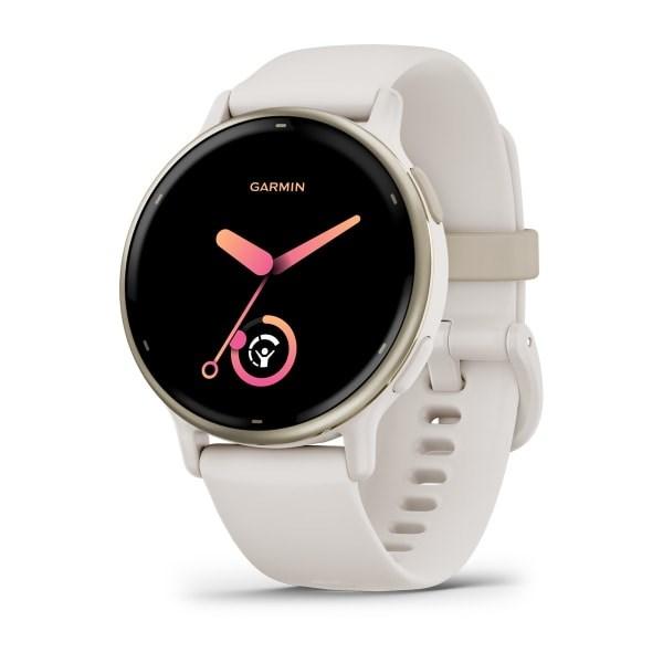Sportsur Garmin Vivoactive 5 - 42 mm AMOLED, hvid, GPS & Wi‑Fi