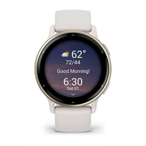 Sportsur Garmin Vivoactive 5 - 42 mm AMOLED, hvid, GPS & Wi‑Fi