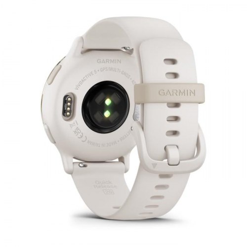 Sportsur Garmin Vivoactive 5 - 42 mm AMOLED, hvid, GPS & Wi‑Fi