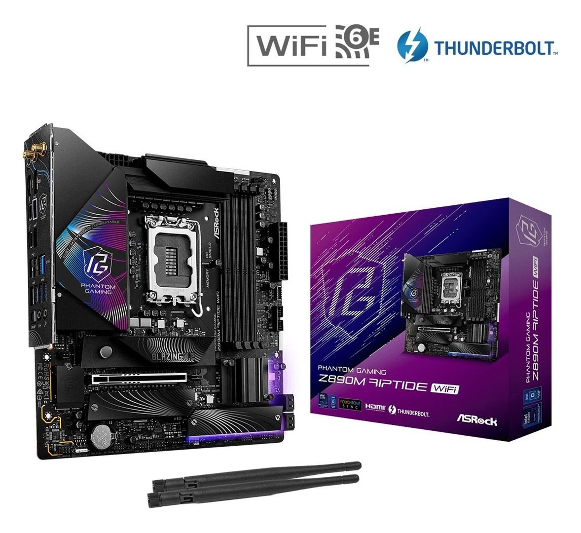 Bundkort Asrock Z890M Riptide WiFi (micro ATX) billede