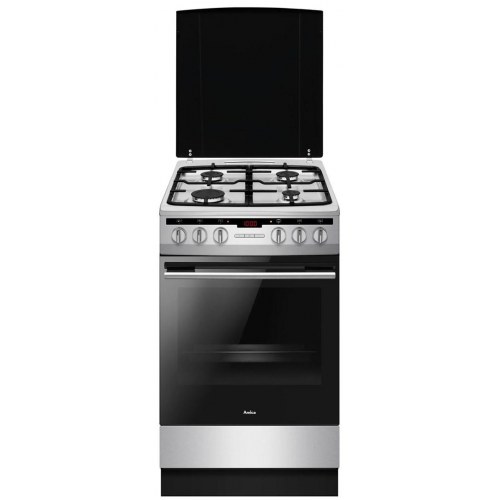 Gaskomfur Amica 57GEH3.33HZpTaDA(Xx) Pizza - fritstående, 50 cm