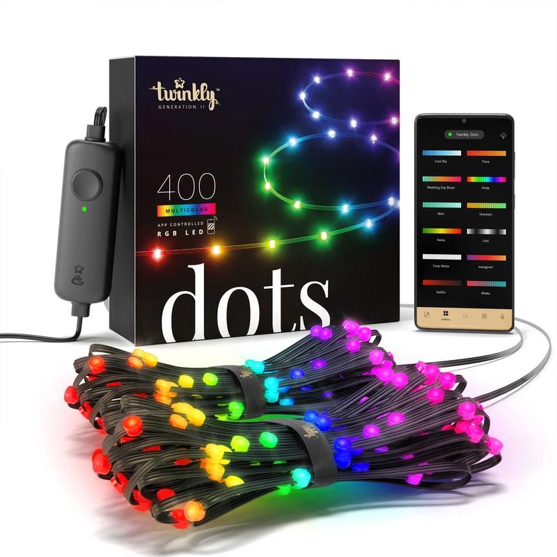 Juletræslys Twinkly Dots Multifarvet RGB, 400 lys