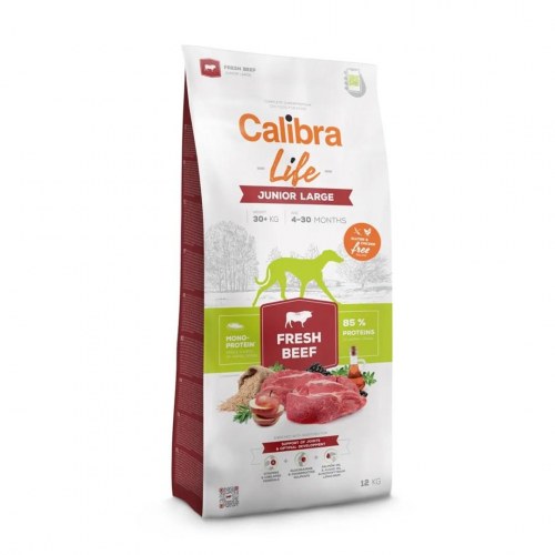 Hundefoder til store hvalpe – Calibra Life Junior Large Fresh Beef 12 kg