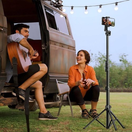 Selfiestick med stativ og fjernbetjening – UGREEN LP680 1,8 m (sort)