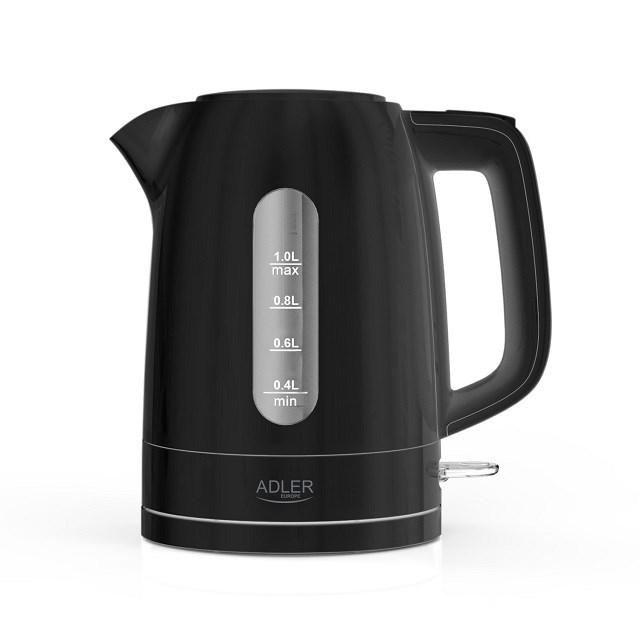 Elkedel 1,0 l - Adler AD 1380B, sort billede