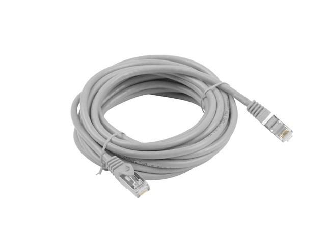 Netværkskabel Cat6 F/UTP 10 m - Lanberg, grå, RJ-45 han/han billede