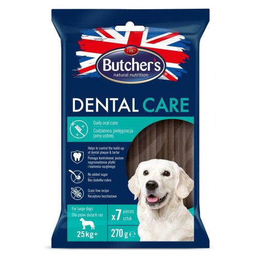 Hundedental godbid – Butcher’s Dental Care til store racer, 270 g