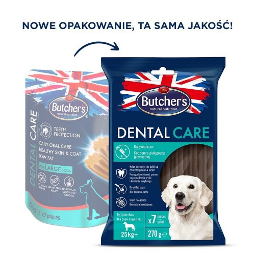 Hundedental godbid – Butcher’s Dental Care til store racer, 270 g