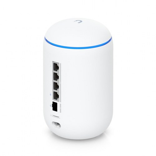 Wi-Fi 7 router – Ubiquiti Dream, tri‑band 2,4/5/6 GHz, 2,5G Ethernet, hvid