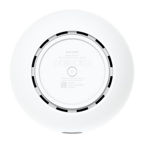 Wi-Fi 7 router – Ubiquiti Dream, tri‑band 2,4/5/6 GHz, 2,5G Ethernet, hvid